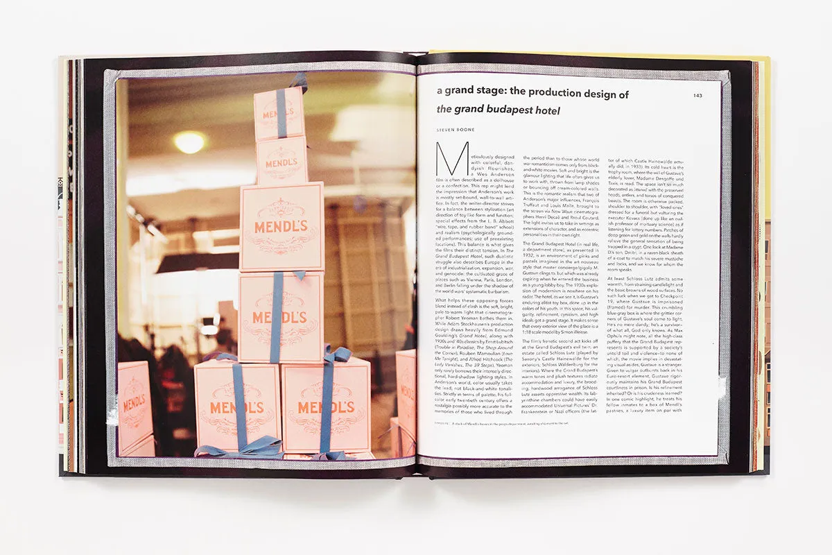 The Wes Anderson Collection Grand Budapest Hotel filmbok innbundet