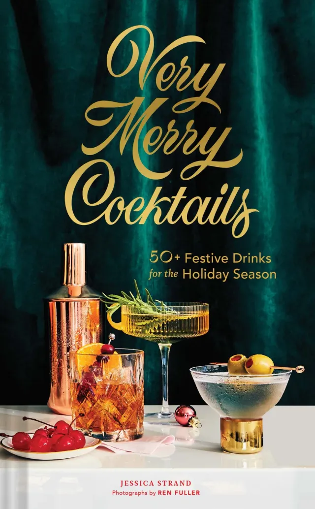 Chronicle Books Very Merry Cocktails cocktailbok innbundet jul