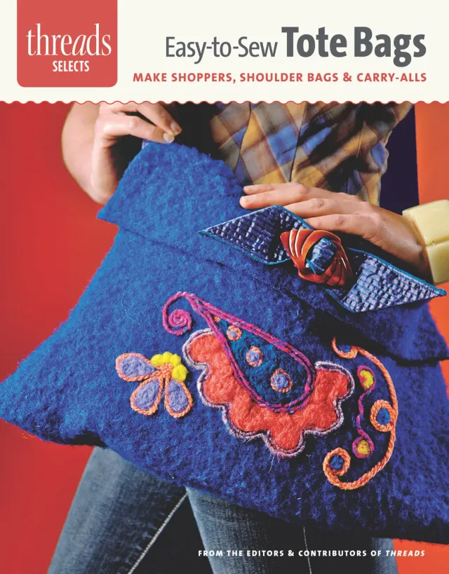 Abrams & Chronicle Books Easy-to-Sew Tote Bags sybok pocket