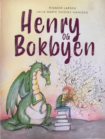 Bokia Henry og Bokbyen innbundet barnebok som ny