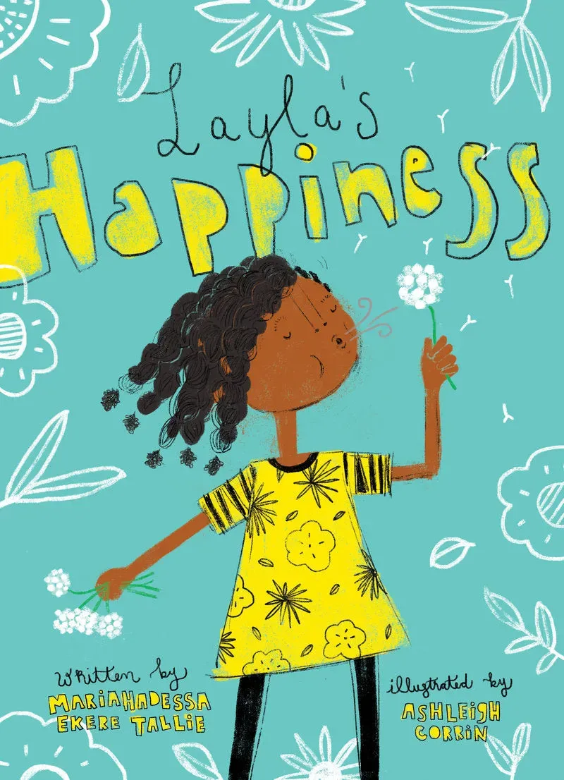 Layla's Happiness barnebok innbundet lykke