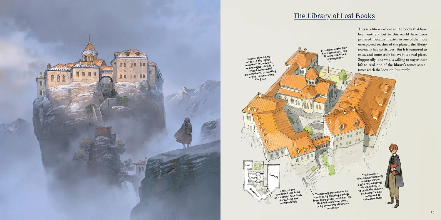 Amulet Houses with a Story innbundet kunstbok fantasy