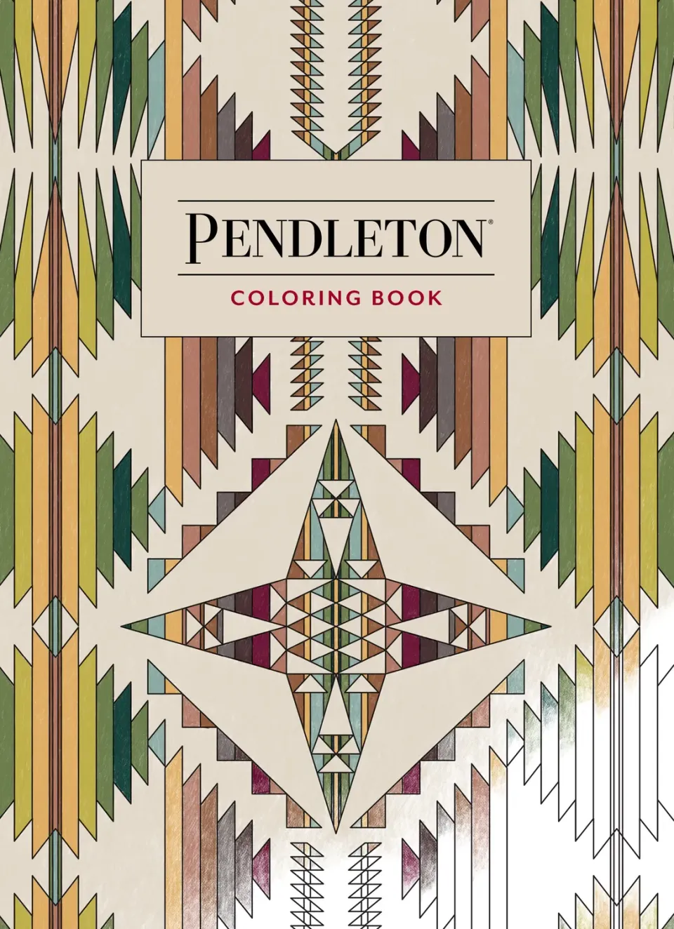 Chronicle Books Pendleton Coloring Book fargeleggingsbok