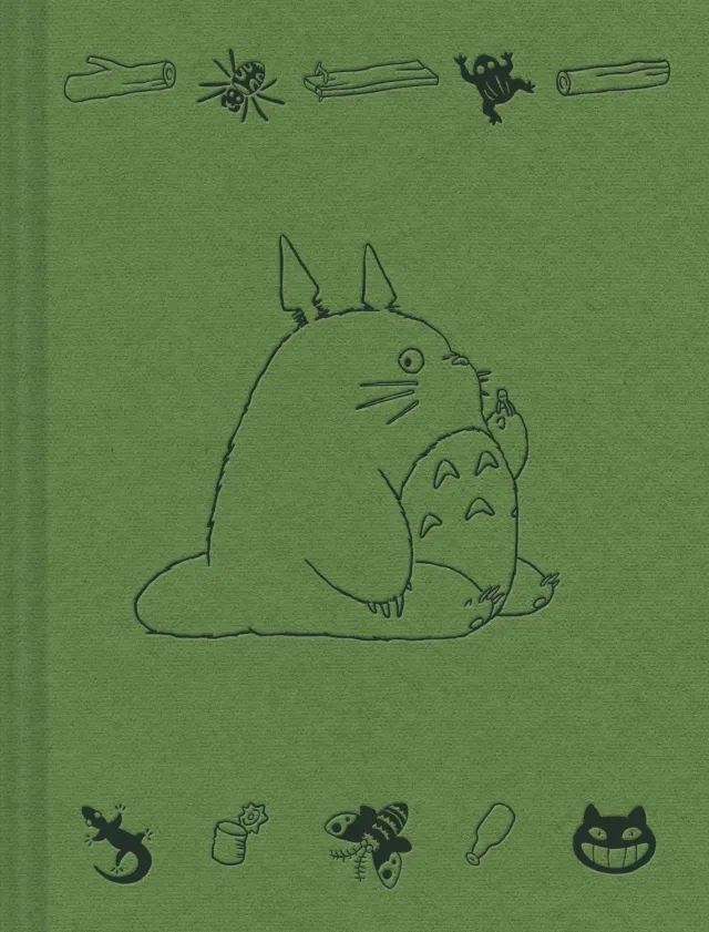 Studio Ghibli My Neighbor Totoro notatbok linjert tøybind