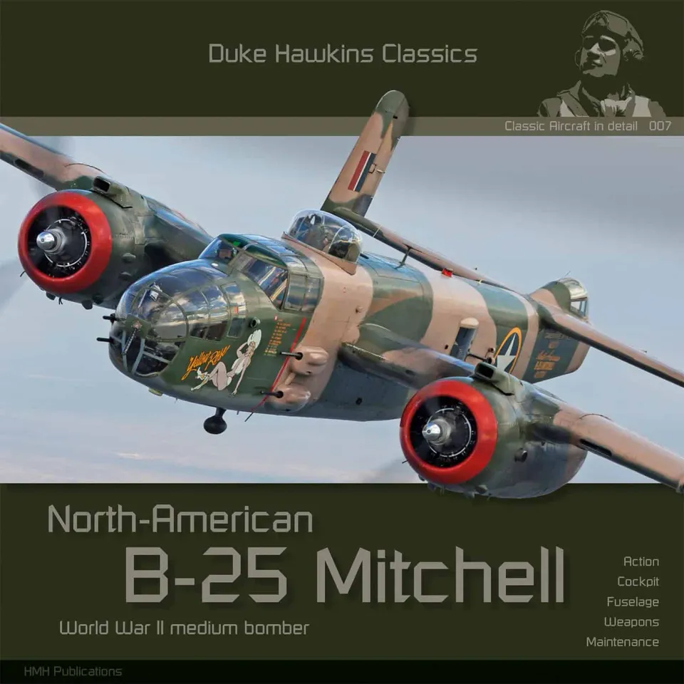 Duke Hawkins North American B-25 Mitchell bok med 250 bilder