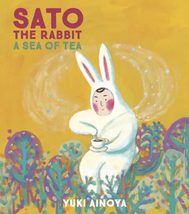 Abrams Sato the Rabbit Sea of Tea innbundet barnebok