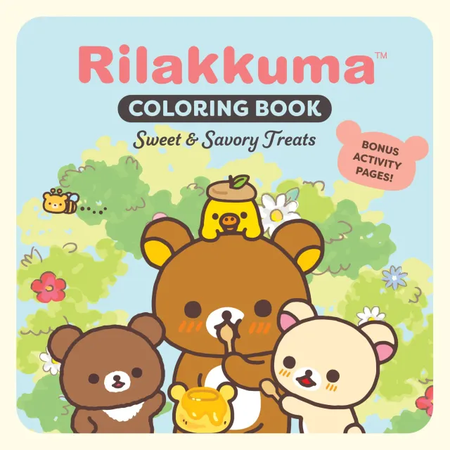 Rilakkuma Sweet Savory fargeleggingsbok pocket