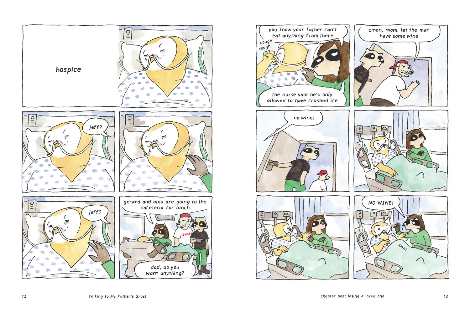 Chronicle Books Talking to My Father’s Ghost tegneserieroman pocket