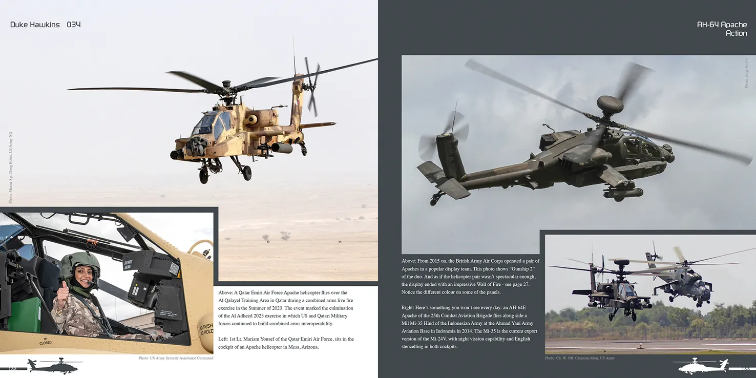 Duke Hawkins Boeing AH-64 Apache bok