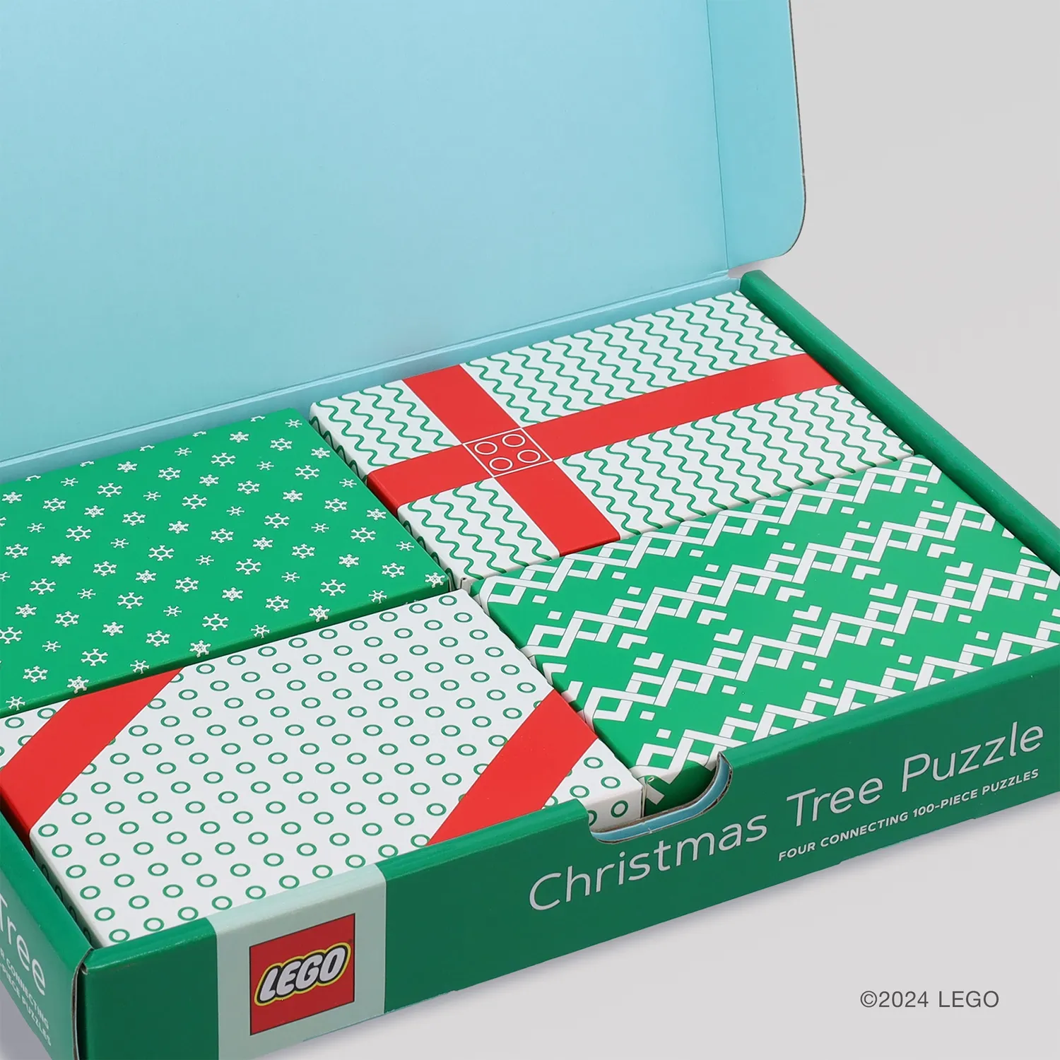 Chronicle Books LEGO Christmas Tree puslespill 4x100 brikker