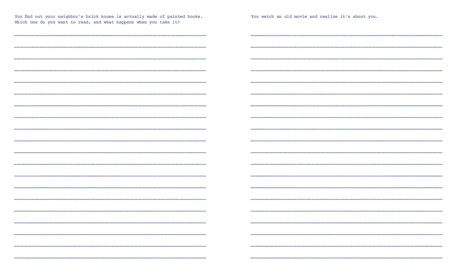 642 Things Young Writer's Edition skrivebok for barn