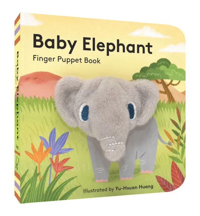 Chronicle Books Baby Elephant fingerdukke bok