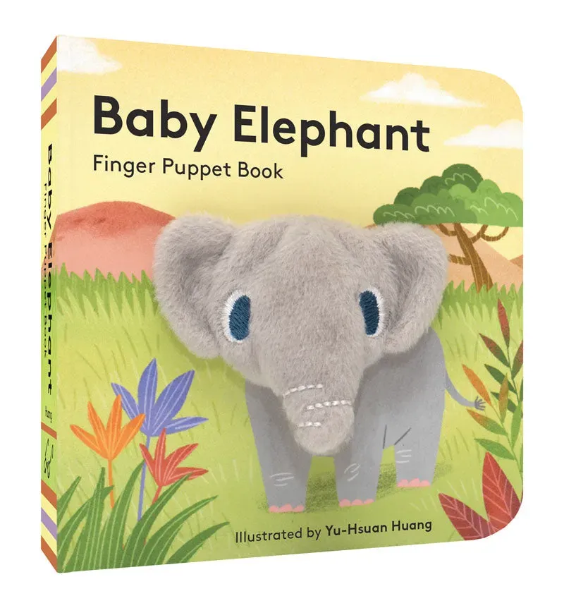 Chronicle Books Baby Elephant fingerdukke bok