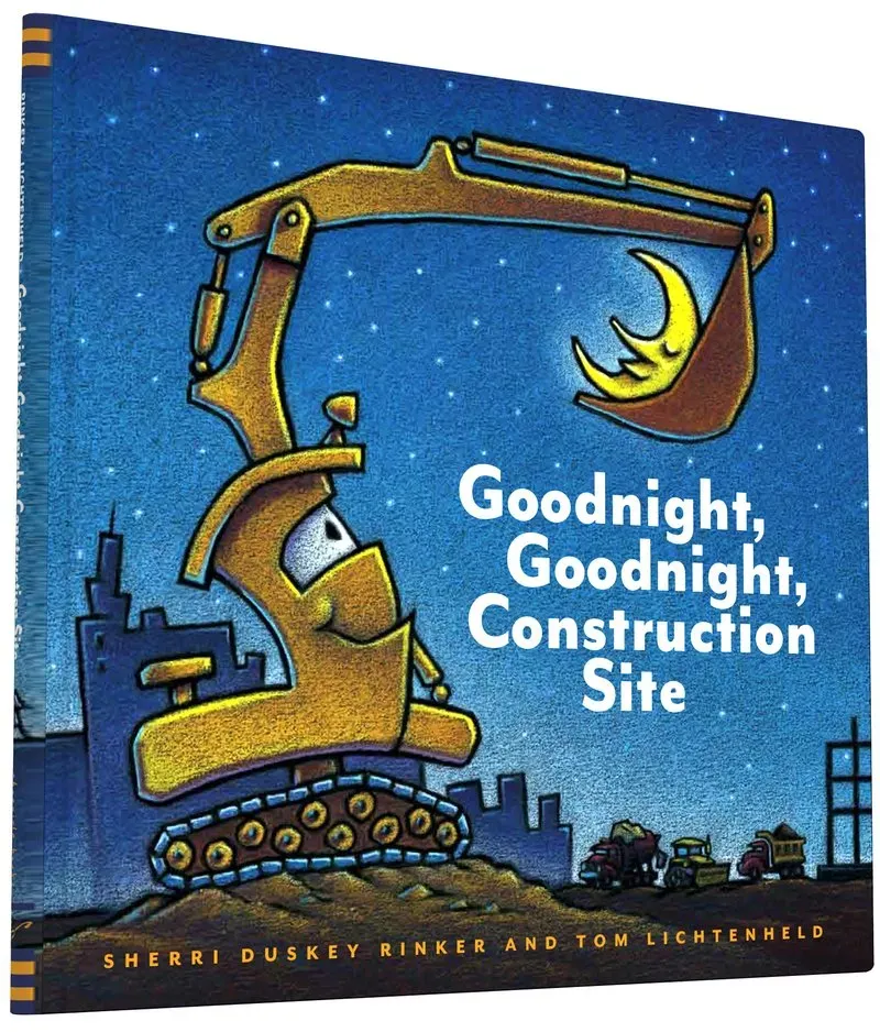 Abrams and Chronicle Goodnight Construction Site innbundet maskiner