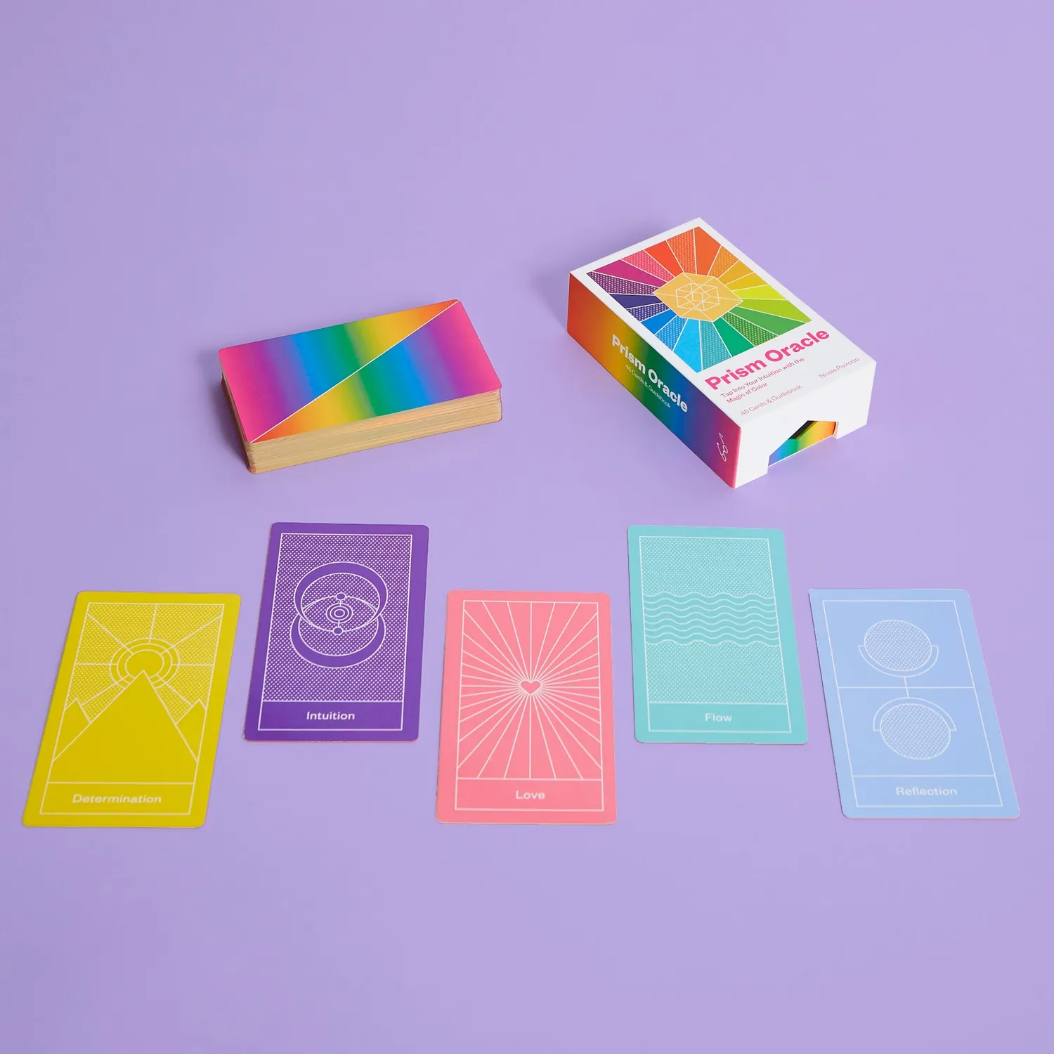 Chronicle Books Prism Oracle orakelkort 45 kort farger