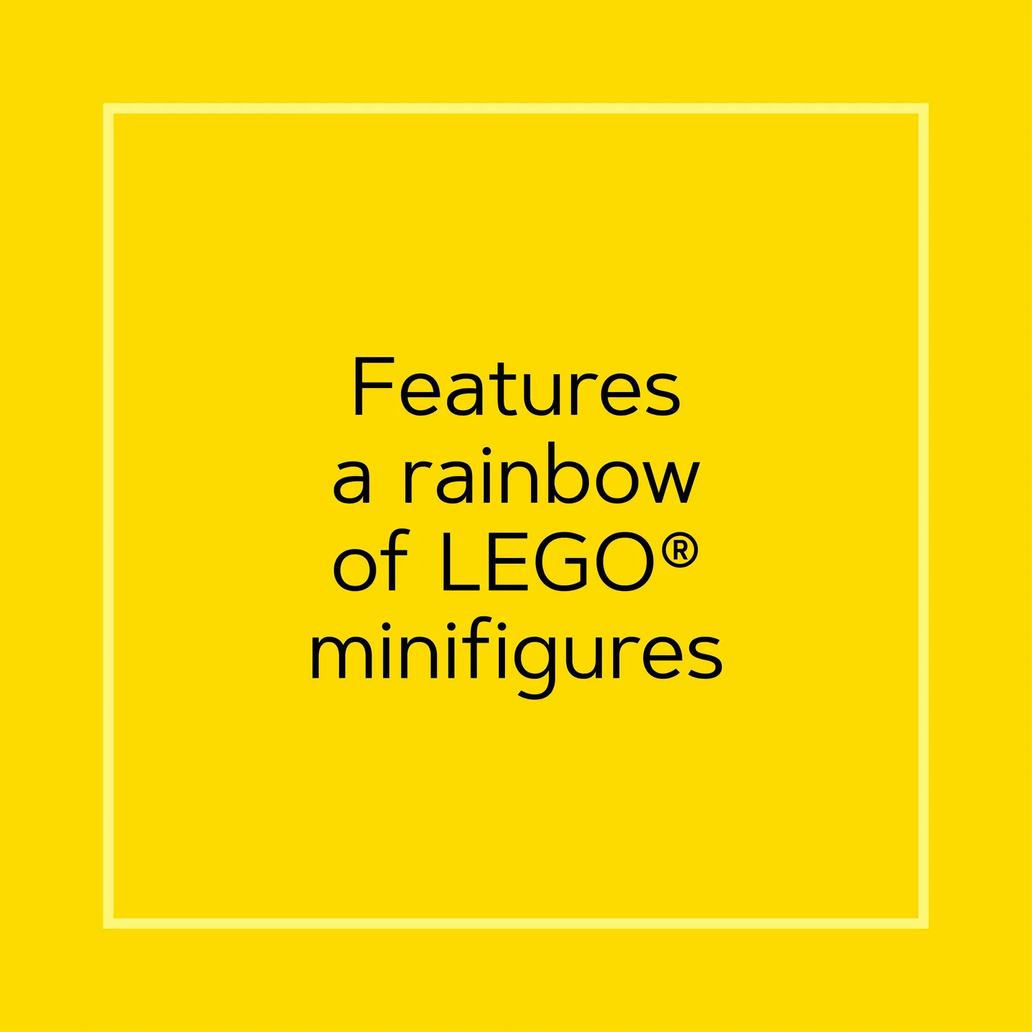 Abrams and Chronicle LEGO Minifigure Rainbow puslespill 1000 brikker