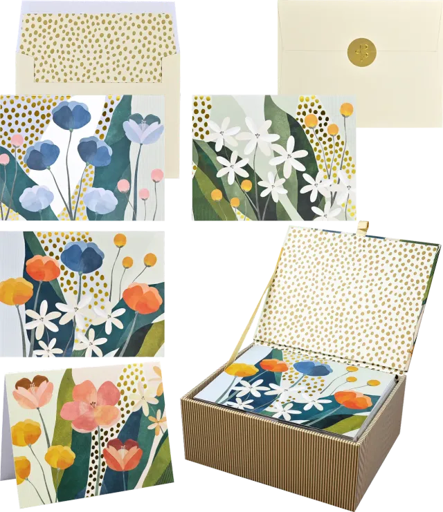 Peter Pauper Press Premium Floral notatkort 20 stk