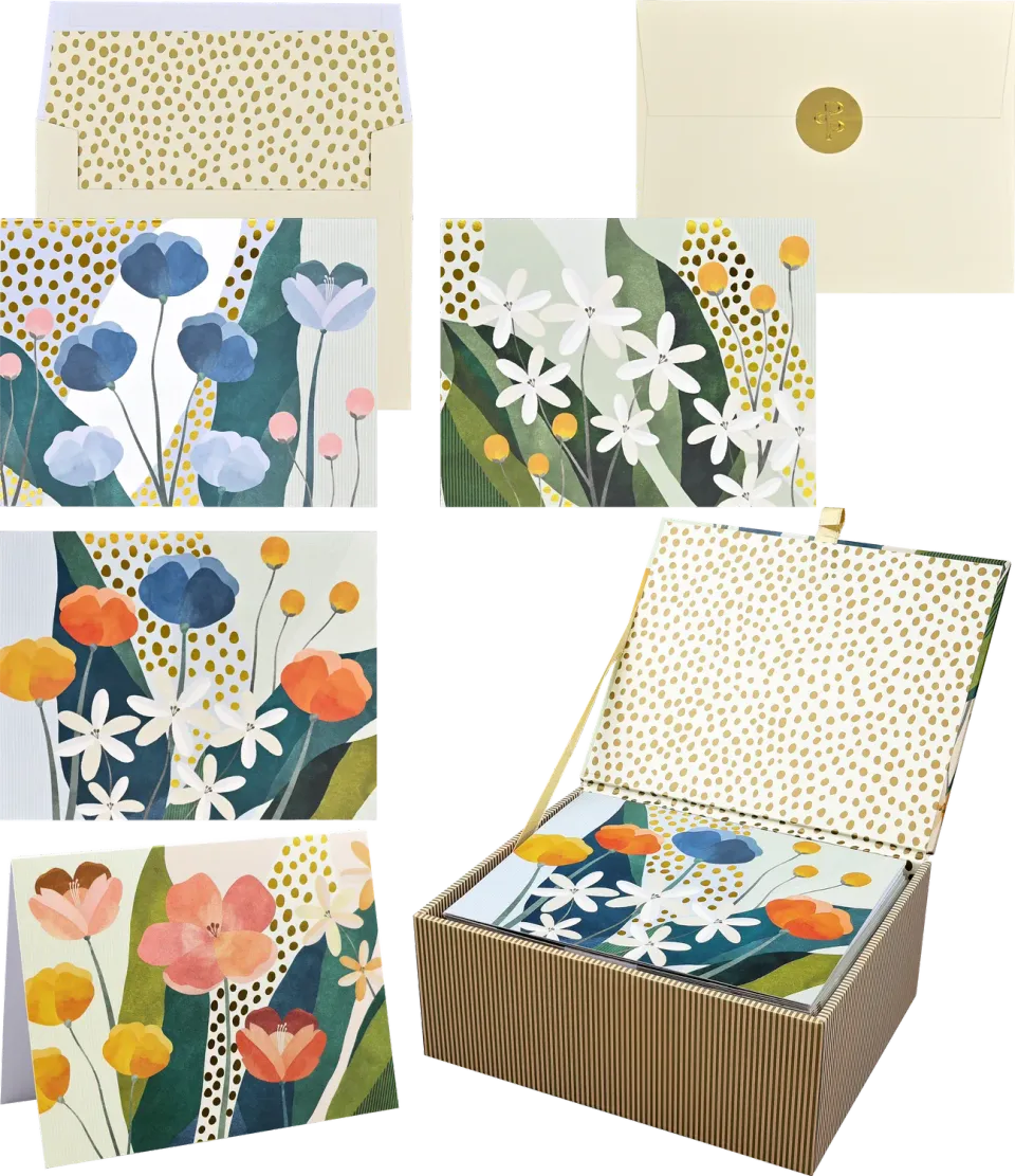 Peter Pauper Press Premium Floral notatkort 20 stk