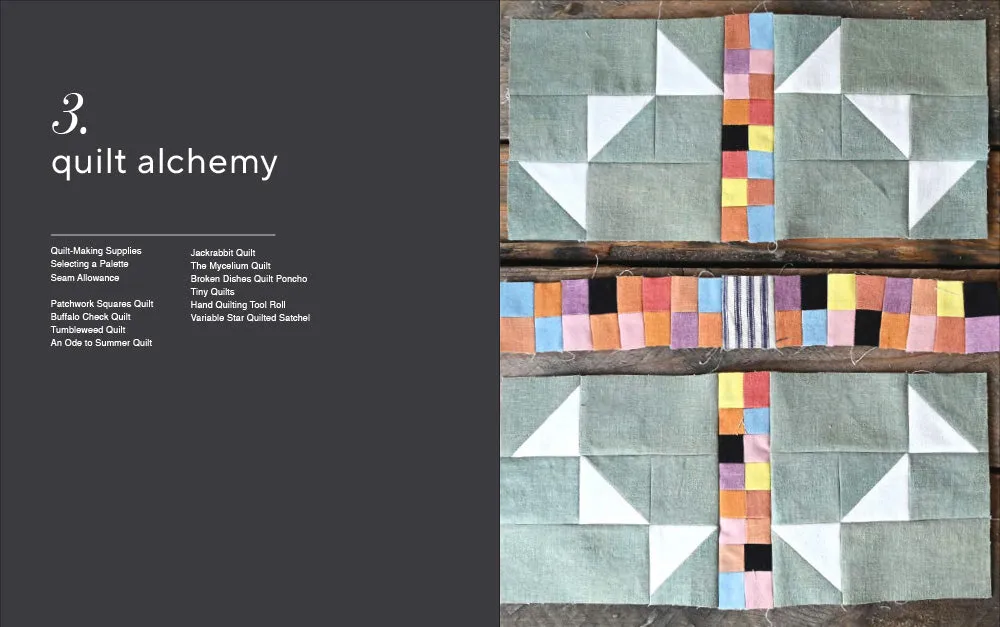 Abrams Farm & Folk Quilt Alchemy bok plantefarging