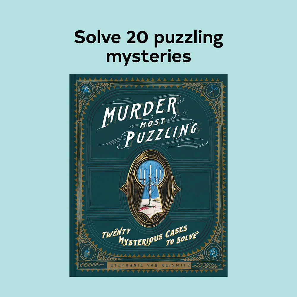 Chronicle Murder Most Puzzling puslebok innbundet 20 mysterier