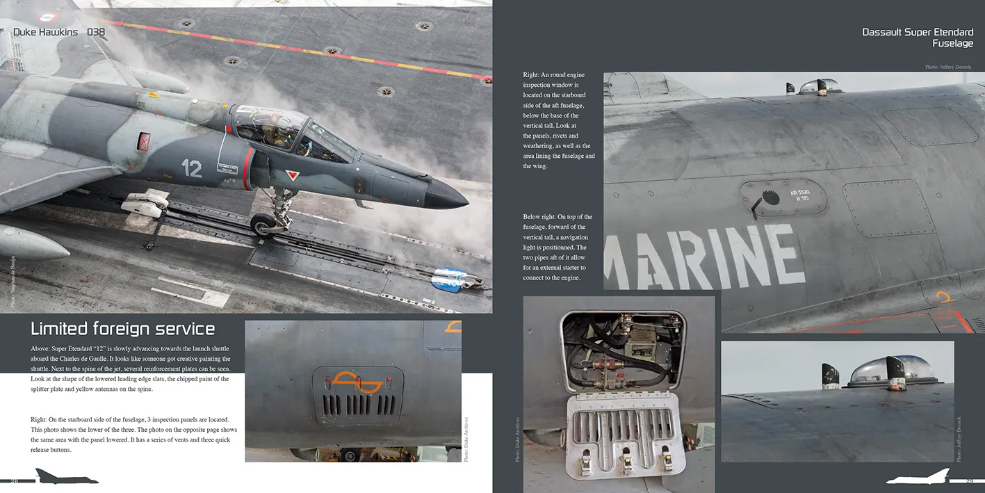 Duke Hawkins Dassault Super Etendard bok 116 sider marinefly