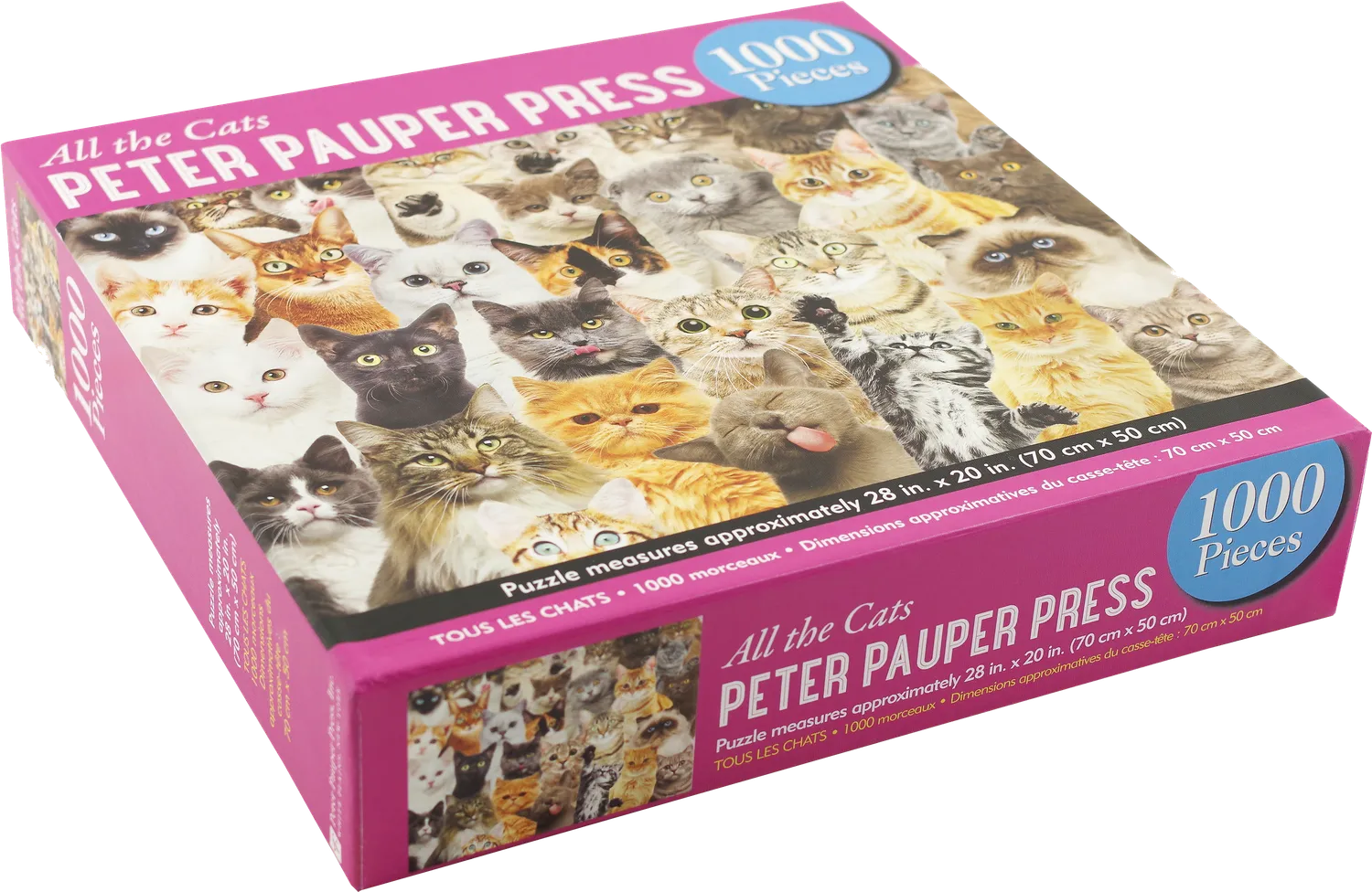 Peter Pauper Press All the Cats puslespill 1000 brikker katter