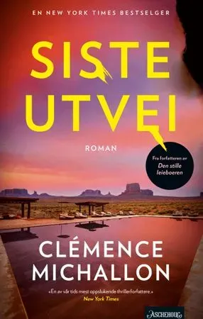 Bokia Siste utvei Michallon innbundet bok veldig pen krim