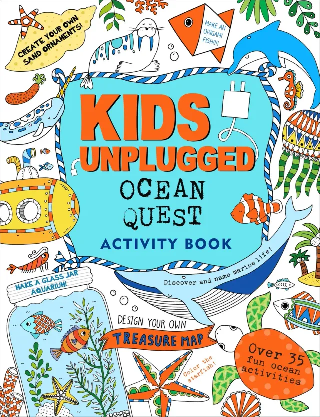 Peter Pauper Press Ocean Quest aktivitetsbok 64 sider