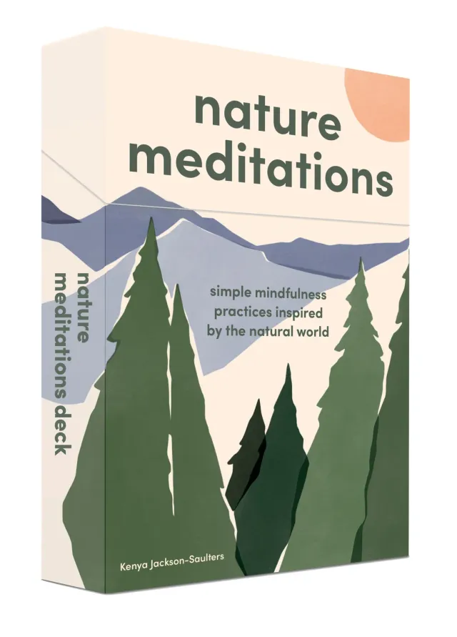 Chronicle Books Nature Meditations mindfulness kort