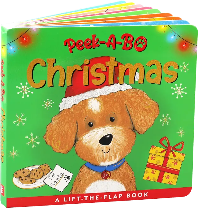 Peter Pauper Press Peek-A-Bo Christmas klaffebok 16 sider