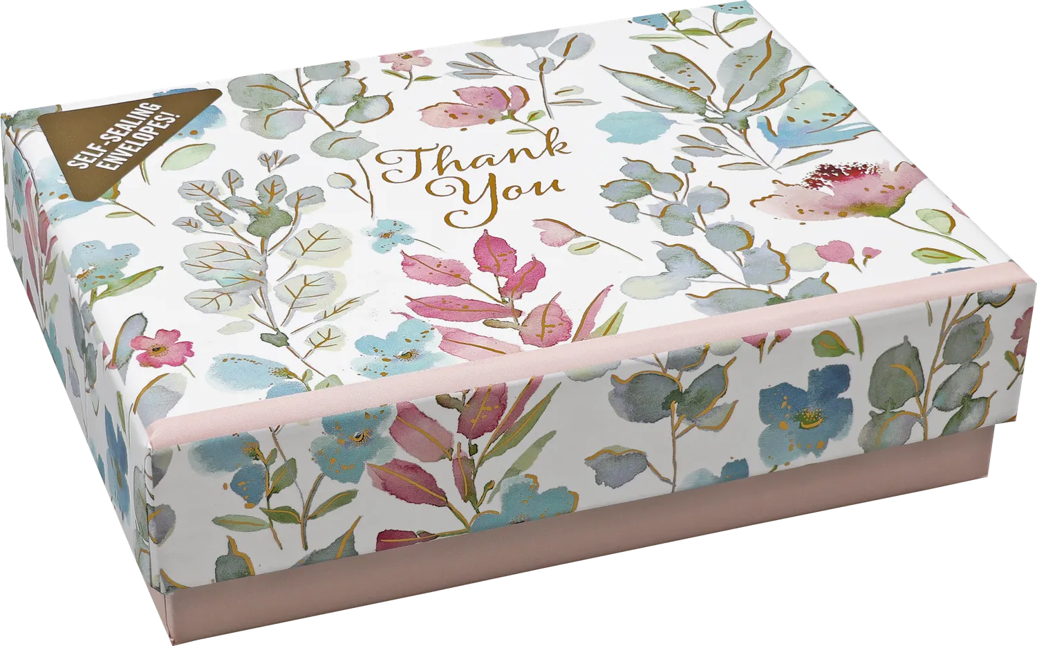 Peter Pauper Press Floral Watercolor takkekort 14 stk