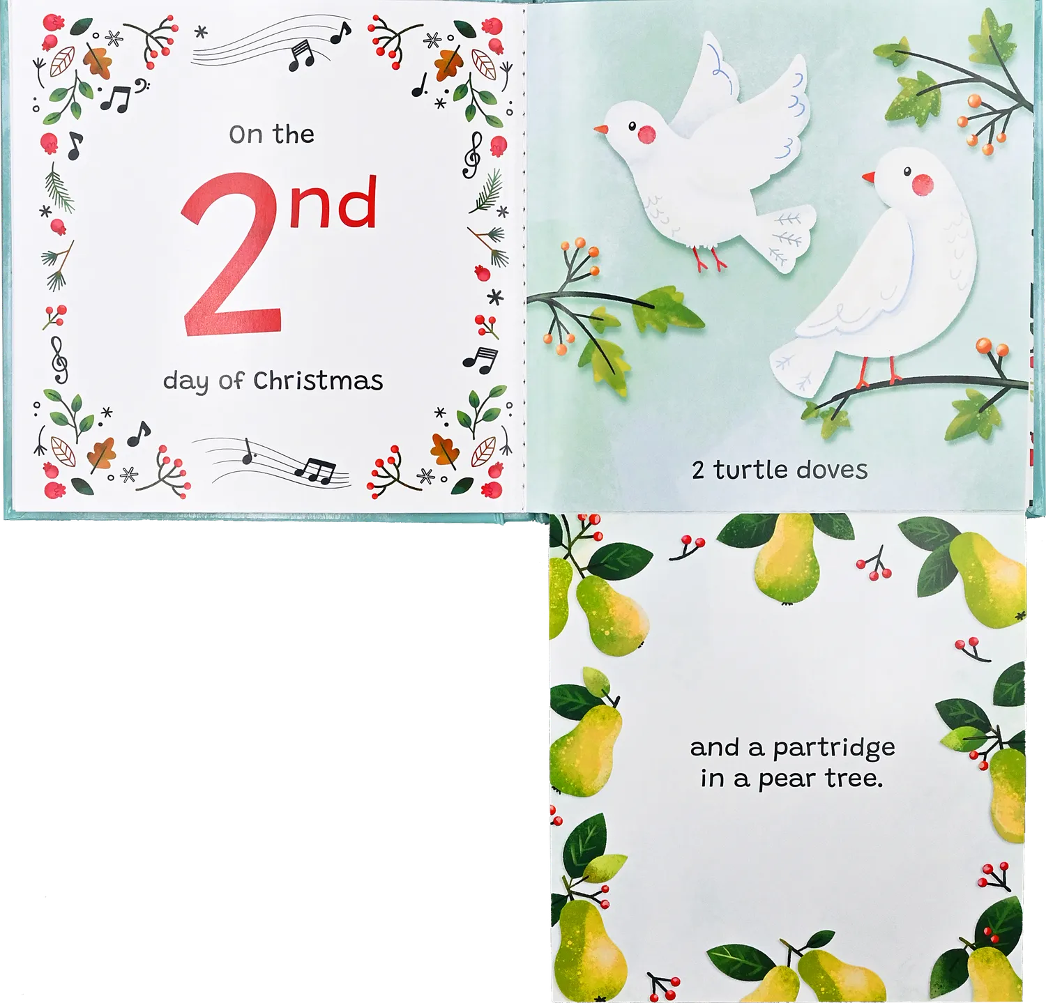 Peter Pauper Press Twelve Days of Christmas klaffebok julebok barn