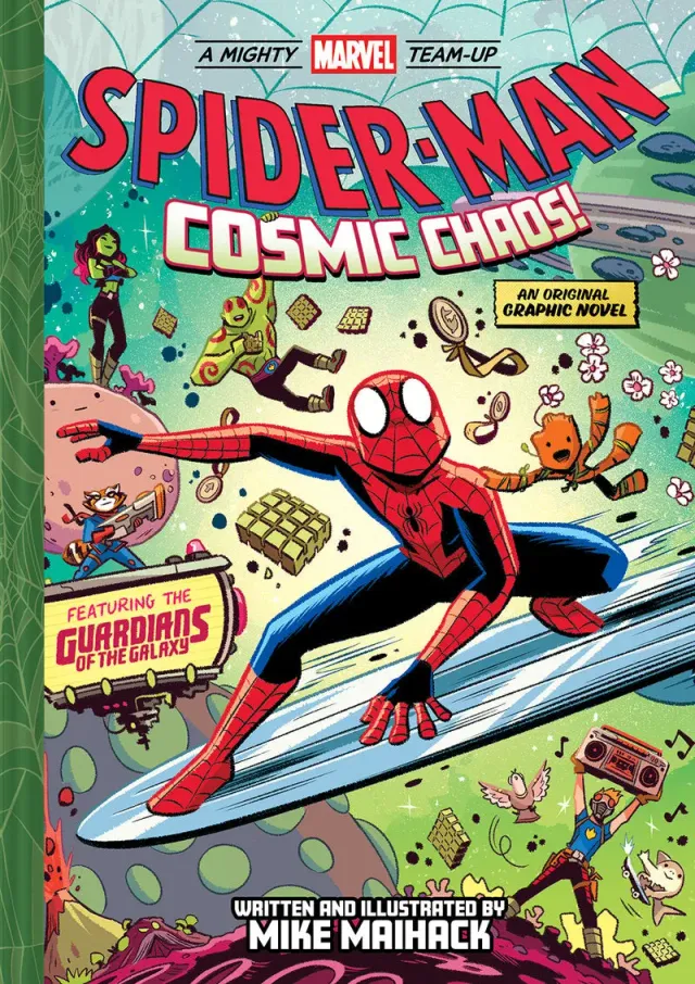 Abrams and Chronicle Spider-Man Cosmic Chaos grafisk roman innbundet 6-9 år