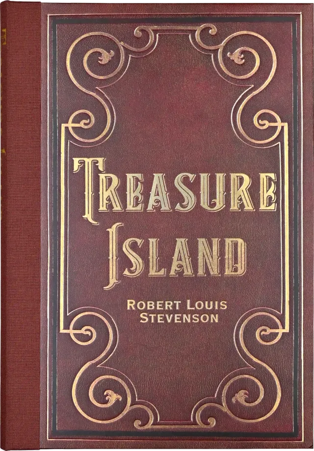Peter Pauper Press Masterpiece Library Treasure Island innbundet gavebok