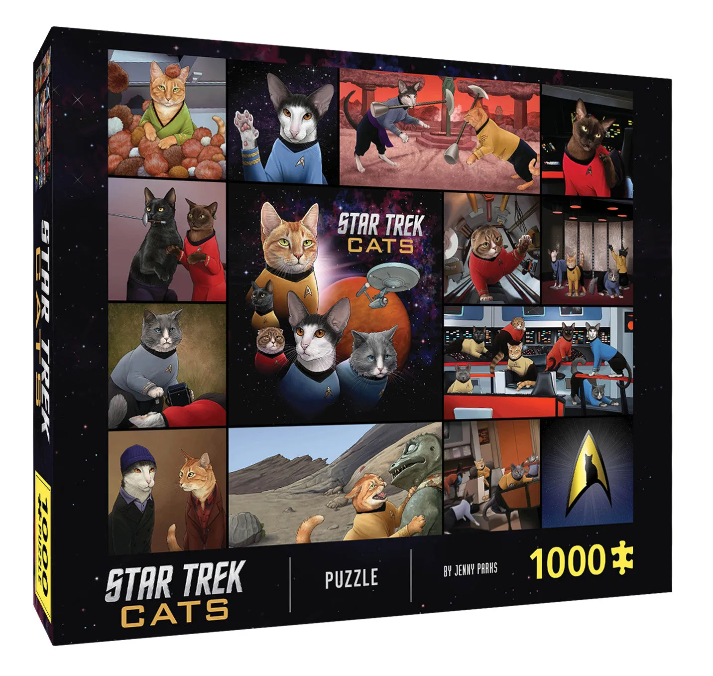 Abrams Star Trek Cats puslespill 1000 brikker