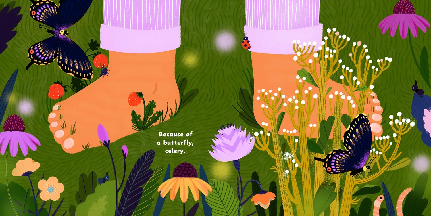 Chronicle Books Because of a Bee bildebok innbundet bier