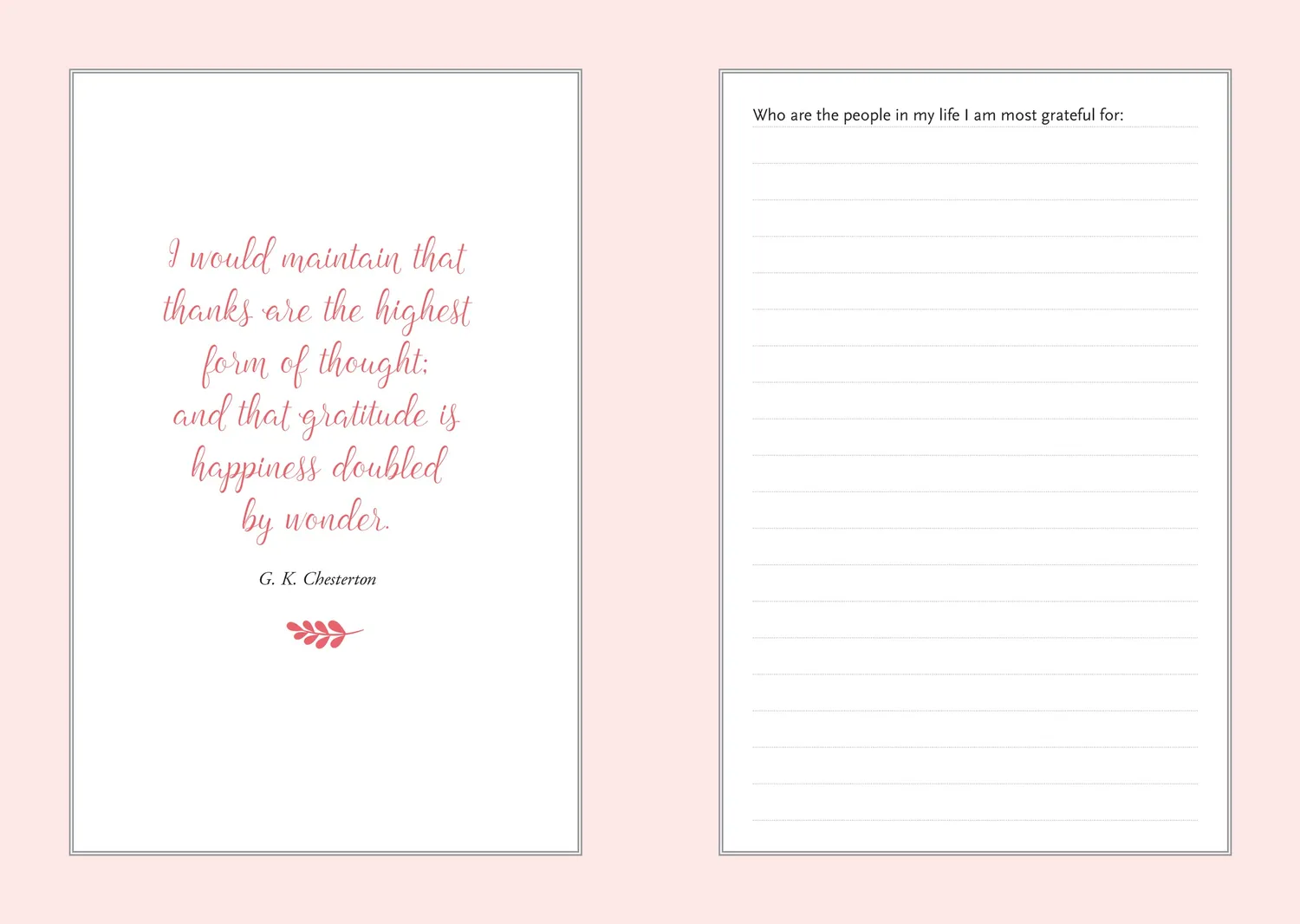 Peter Pauper Press A Daily Dose of Gratitude journal innbundet blomster