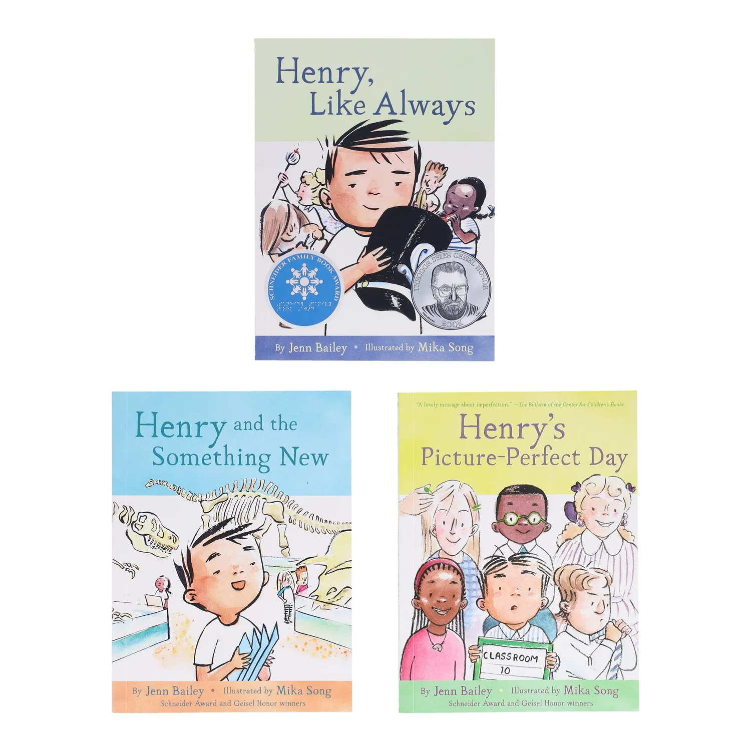 Chronicle Books Henry and Friends bokserie pocket 3 stk 6-9