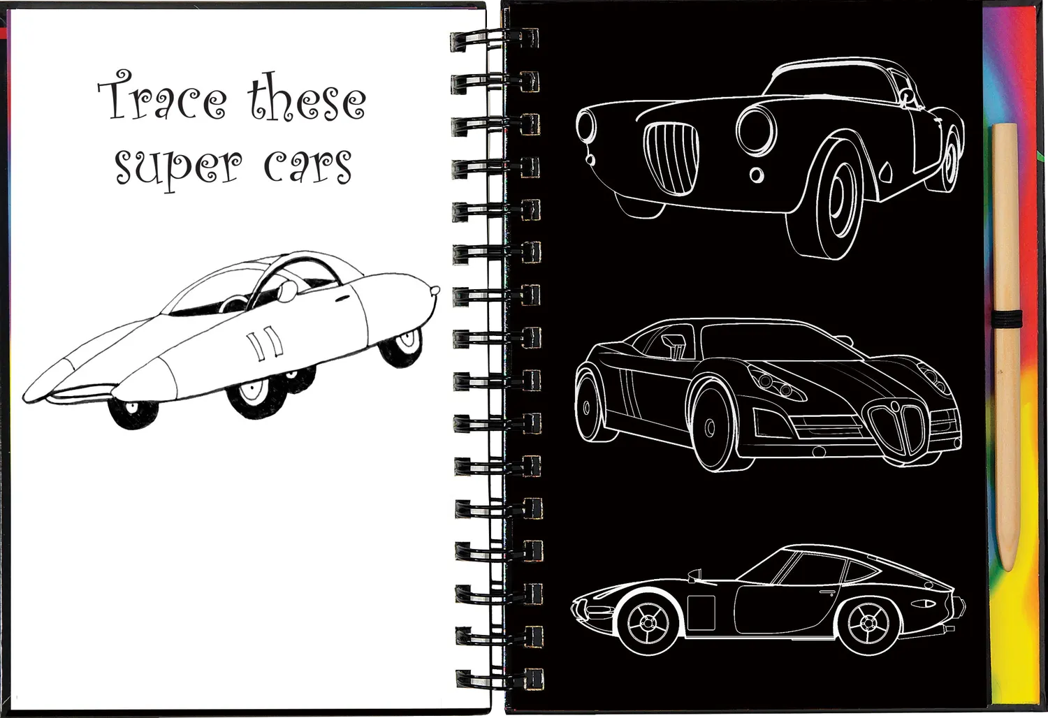 Peter Pauper Press Super Scratch and Sketch skrapebok