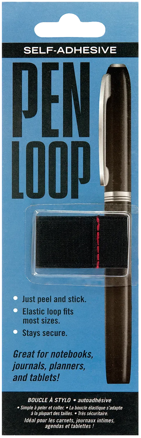 Peter Pauper Press Pen Loop penneholder selvklebende elastisk