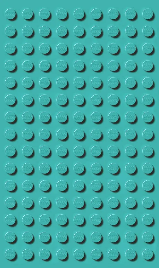 Abrams & Chronicle Books LEGO Note Brick notatblokk blågrønn