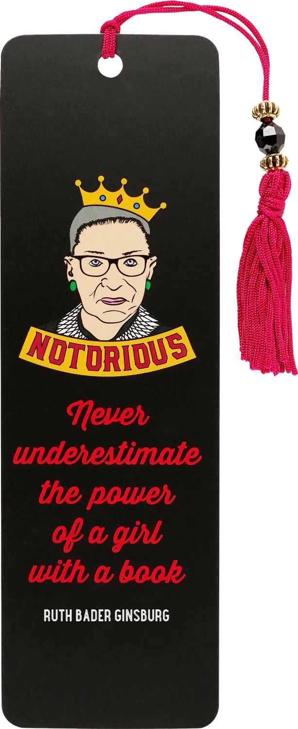 Peter Pauper Press RBG bokmerke med perler og dusk