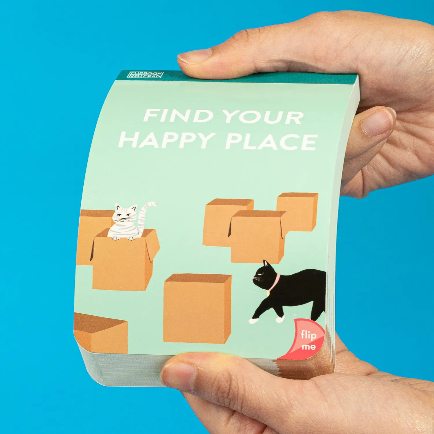 Chronicle Find Your Happy Place flipbook notatblokk