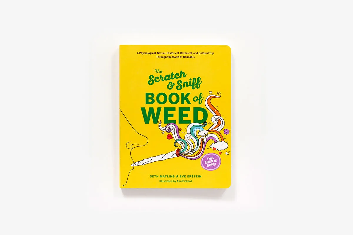 Abrams Image Scratch Sniff Book of Weed innbundet gavebok
