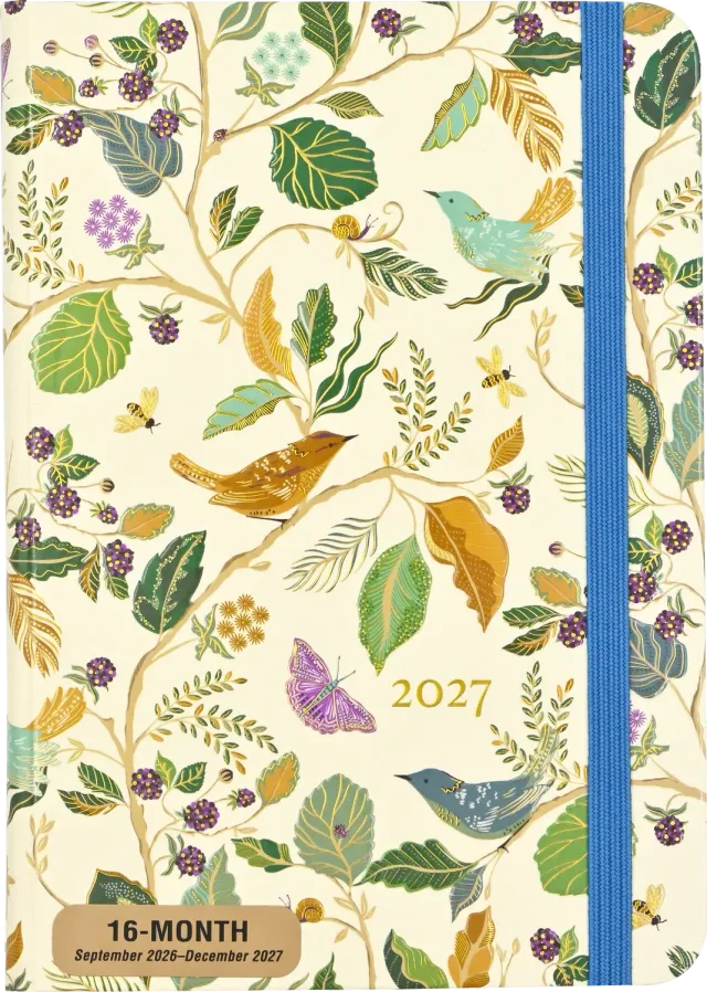 Peter Pauper Press Birds & Berries 2027 ukeplanlegger innbundet