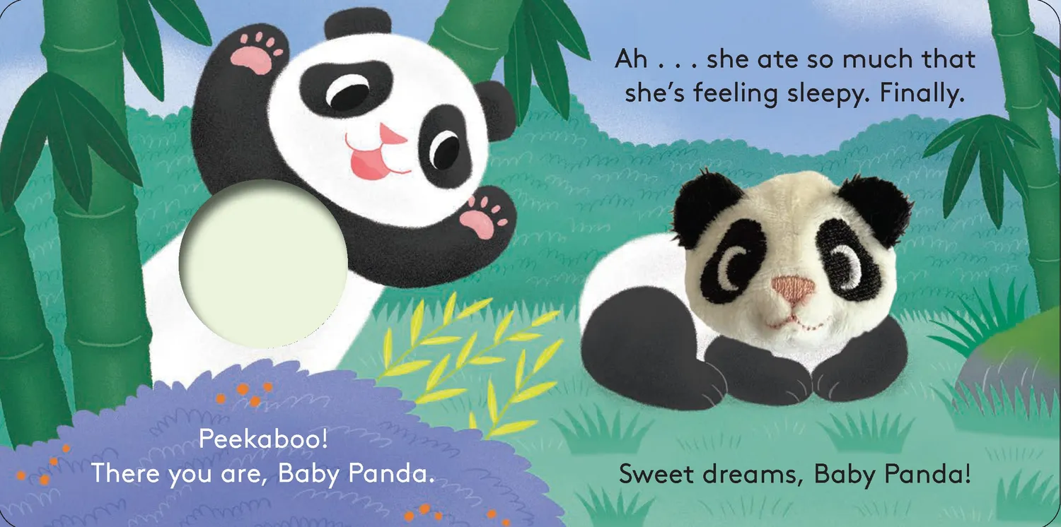 Chronicle Books Baby Panda pekebok fingerdukke
