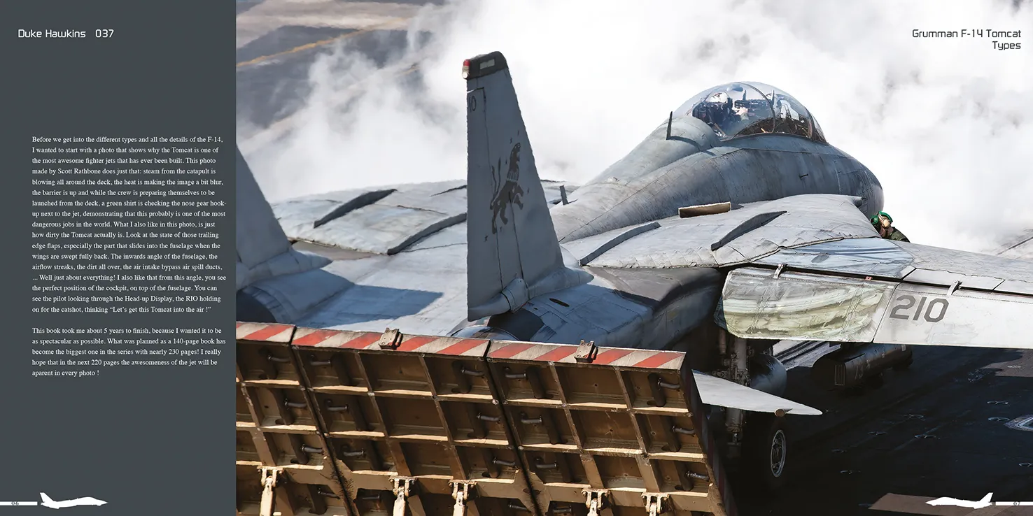 Duke Hawkins Grumman F-14 Tomcat bok 220 sider