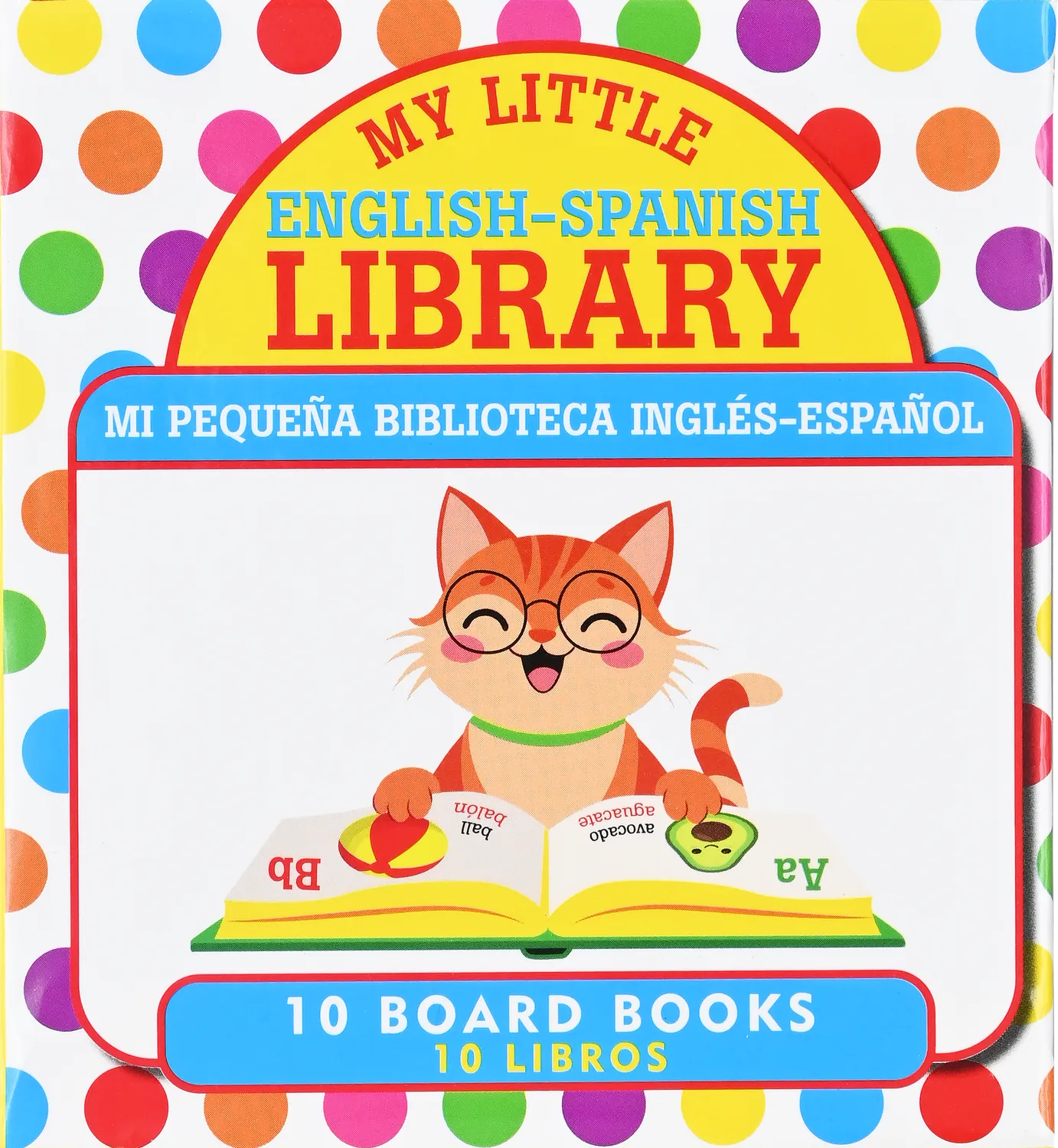 Peter Pauper Press My Little Library pekebøker 10 stk engelsk-spansk