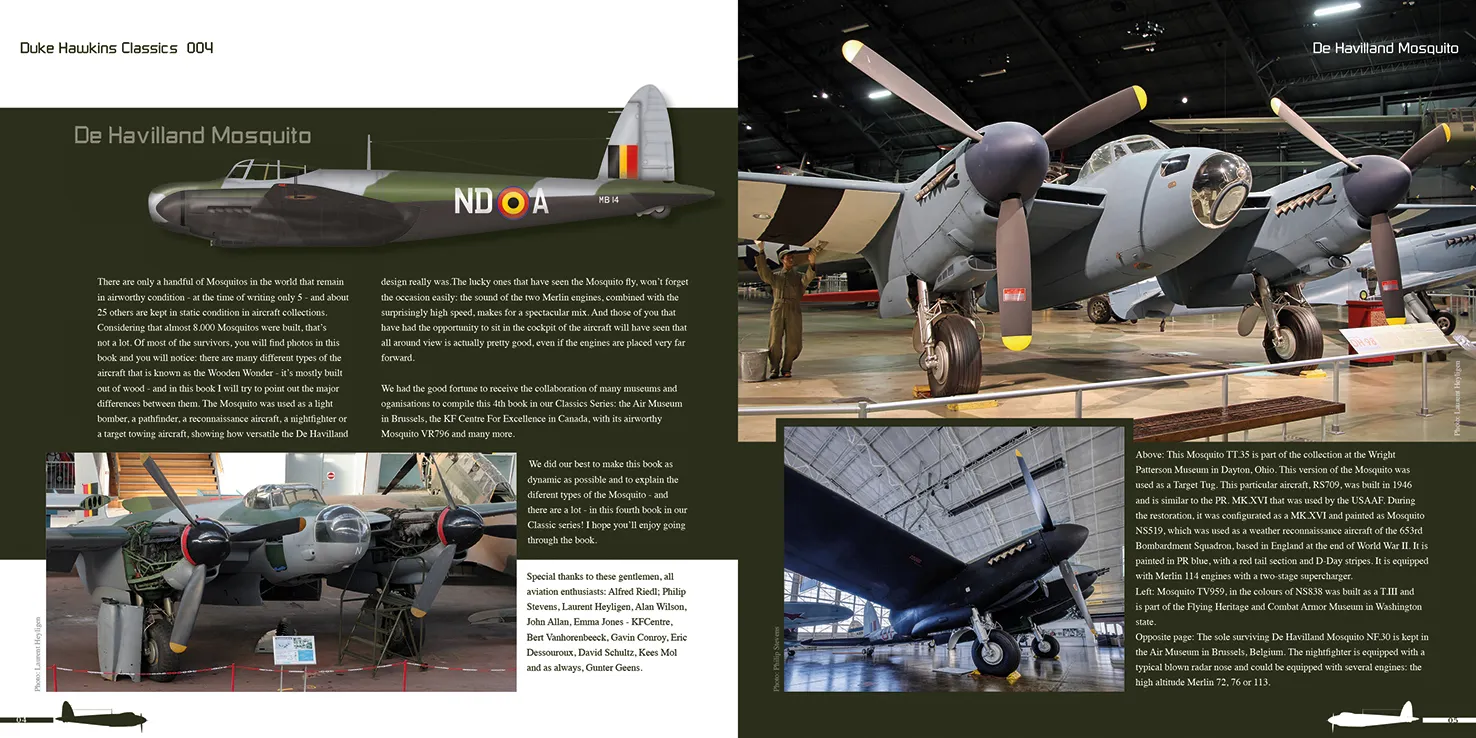 Duke Hawkins De Havilland Mosquito bok classic