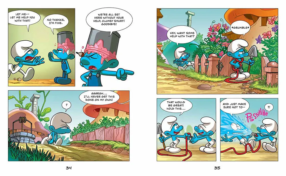 Abrams and Chronicle We Are the Smurfs Welcome to Our Village pocket